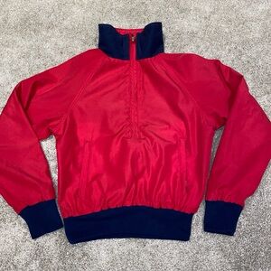 Vintage The North Face 1/2 Zip
Pullover Jacket Women's‎ Small Red
Made In USA
